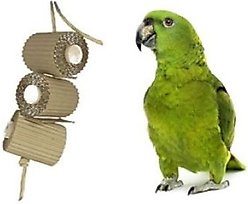 Mighty Bird Toys Balsa in a Blanket Bird Toy, Natural, Small/Medium slide 2 of 2