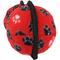 Show in main carousel: Tuffy's Jr 2 Ball Tug Squeaky Plush Dog Toy, Red Paws slide 3 of 4