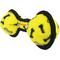 Show in main carousel: Tuffy's Jr 2 Ball Tug Squeaky Plush Dog Toy, Yellow Bones slide 2 of 4