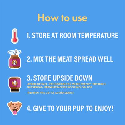 Show full view: Visionary Pet Foods Beef & Tallow Meat Spread Dog Food Topper, 12-oz jar slide 5 of 8