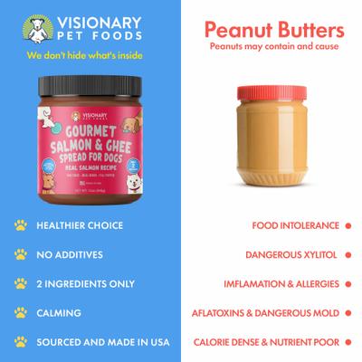 Show full view: Visionary Pet Foods Salmon & Ghee Meat Spread Dog Food Topper, 12-oz jar slide 4 of 8