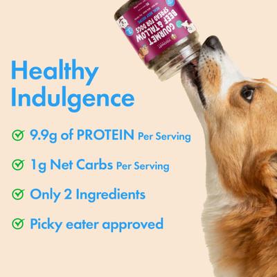 Show full view: Visionary Pet Foods Beef & Tallow Meat Spread Dog Food Topper, 12-oz jar slide 7 of 8