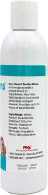 Show full view: Ora-Clens Dental Rinse Water Additive for Dogs & Cats, 8-fl oz bottle slide 5 of 9