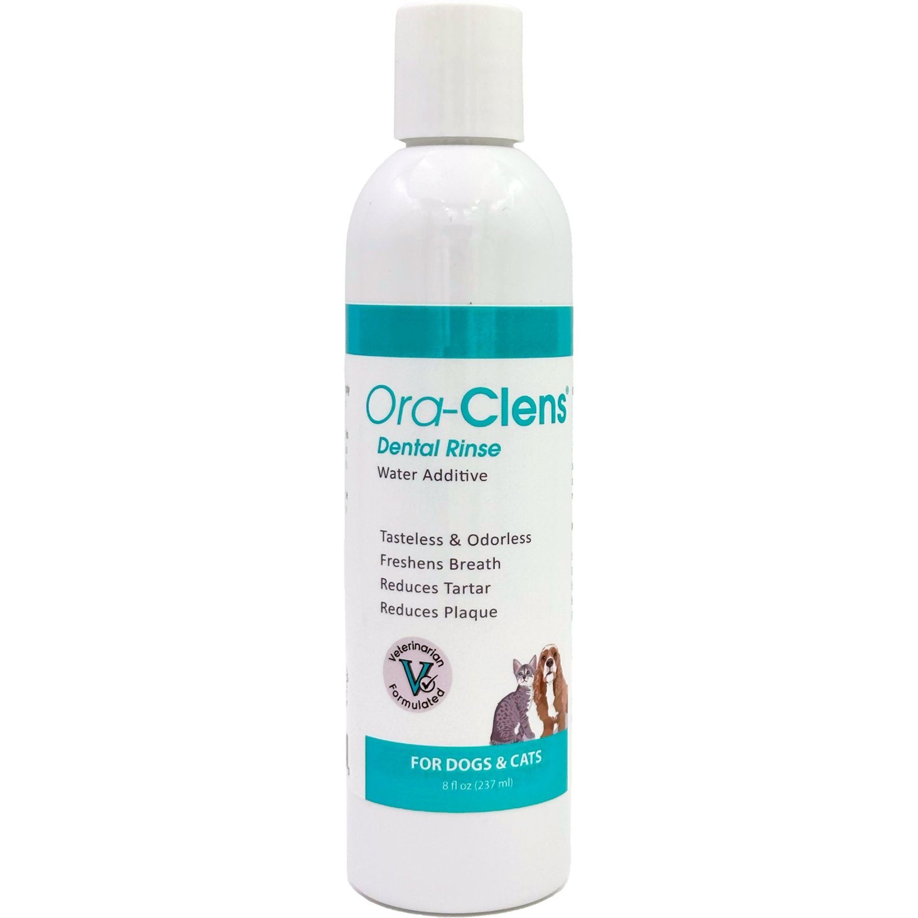Ora-Clens Dental Rinse Water Additive for Dogs & Cats, 8-fl oz bottle