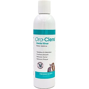 Ora-Clens Dental Rinse Water Additive for Dogs & Cats, 8-fl oz bottle