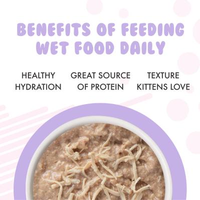 Show full view: Weruva Kitten Can Jam! Chicken, Tuna & Salmon Flavored Pate Canned Cat Food Variety Pack, Tuna, & Salmon Flavored Pate Canned Cat Food Variety Pack, 3-oz, case of 12 slide 6 of 13