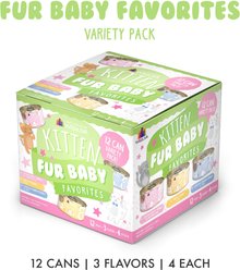 Weruva Kitten Fur Baby Favorites Chicken Flavored Shredded Wet Cat Food Variety Pack, 3-oz can, case of 12 slide 2 of 9