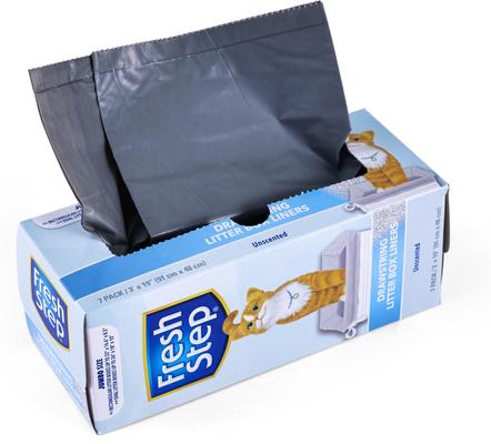 Show full view: Fresh Step Products Drawstring Litter Box Liner, 7 count, Jumbo, Unscented slide 5 of 9