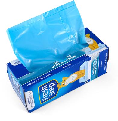 Show full view: Fresh Step Products Drawstring Scented Litter Box Liner, 7 count, Jumbo slide 5 of 9