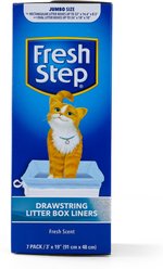 Fresh Step Products Drawstring Scented Litter Box Liner, 7 count, Jumbo