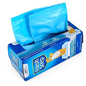 Fresh Step Products Drawstring Scented Litter Box Liner, 7 count, Large