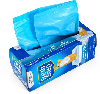 Show full view: Fresh Step Products Drawstring Scented Litter Box Liner, 7 count, Large slide 5 of 9