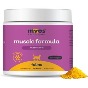 MYOS Feline Muscle Formula Powder Cat Supplement, 180-g