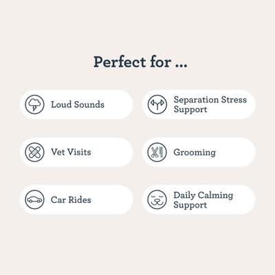 Show full view: Kradle Calming Bliss Bar Peanut Butter & Bacon Flavored Soft & Chewy Calming Supplement for Dogs, 2 count slide 5 of 11