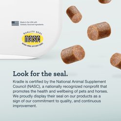 Kradle Hip & Joint Beef Flavored Chew Supplement for Dogs, 75 count slide 2 of 8