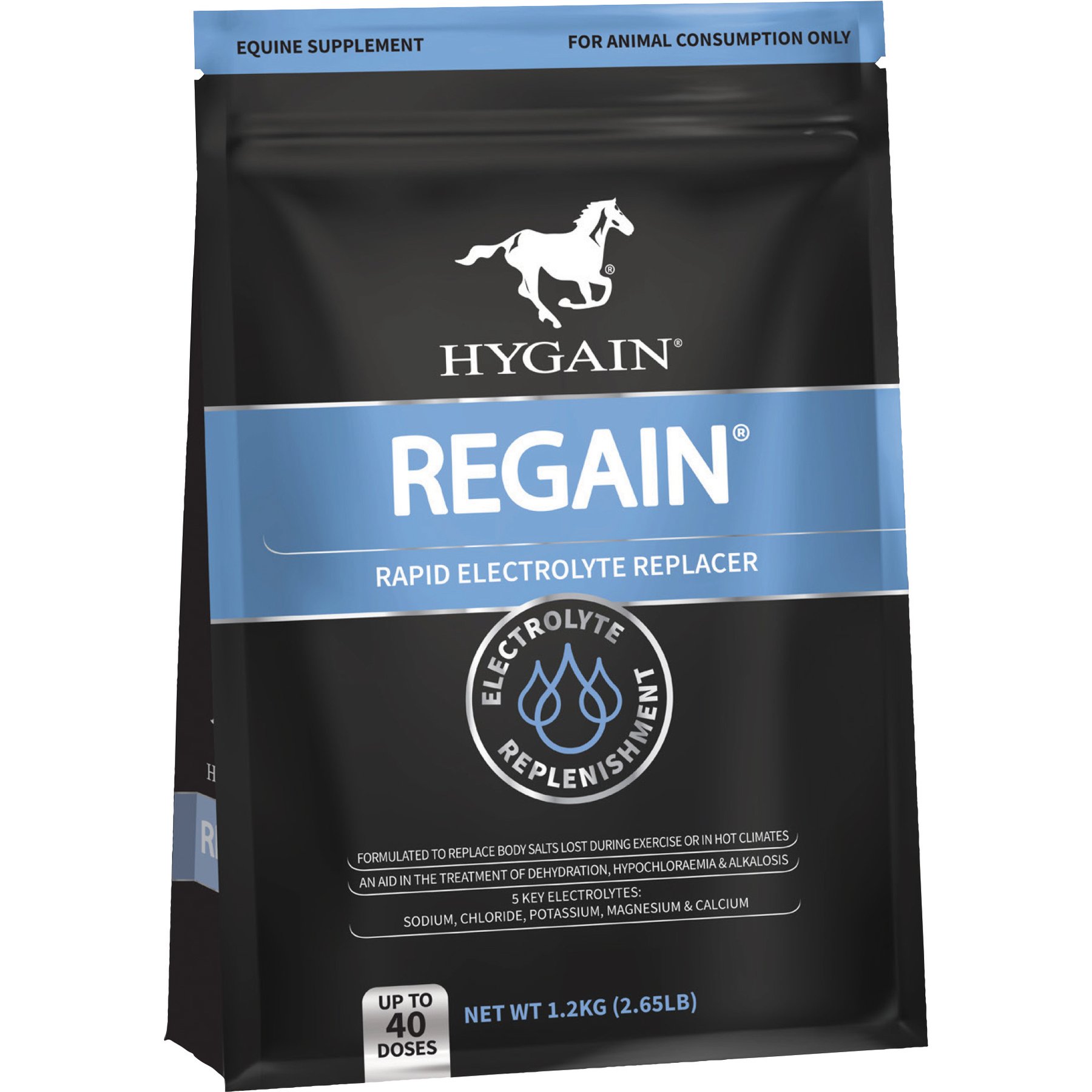 Hygain Regain Powder Horse Supplement, 2.65-lb bag