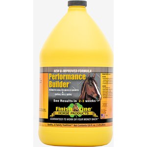 Finish Line Performance Builder Butterscotch Flavor Liquid Horse Supplement, 128-fl oz bottle