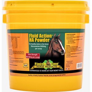 Finish Line Fluid Action Hyaluronic Acid Powder Joint Support Powder Horse Supplement, 4.8-lb tub