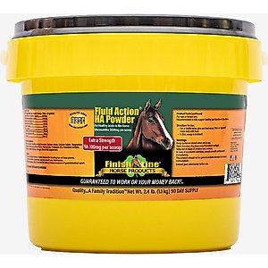 Finish Line Fluid Action Hyaluronic Acid Powder Joint Support Powder Horse Supplement, 2.4-lb tub