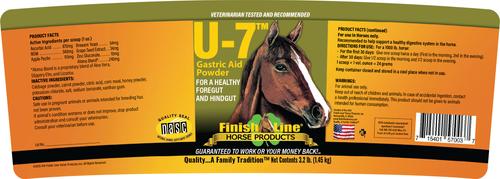 Show full view: Finish Line U-7 Gastric Aid Powder Horse Supplement, 3.2-lb tub slide 3 of 5