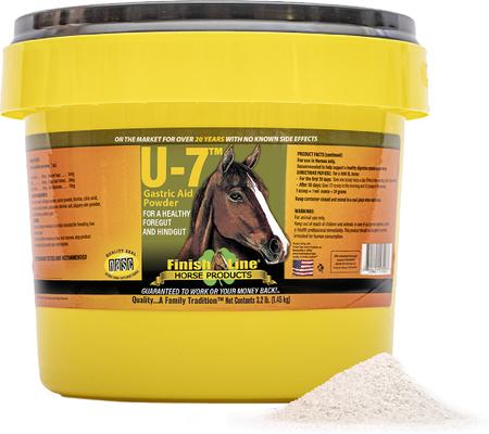 Show full view: Finish Line U-7 Gastric Aid Powder Horse Supplement, 3.2-lb tub slide 2 of 5