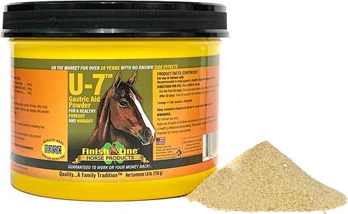 Show full view: Finish Line U-7 Gastric Aid Powder Horse Supplement, 1.6-lb tub slide 2 of 5