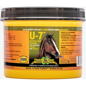 Finish Line U-7 Gastric Aid Powder Horse Supplement, 1.6-lb tub