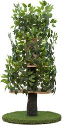 On2Pets 60-in Large Round Modern Cat Tree, Green