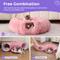 Show in main carousel: RYPetmia Donut Tunnel Bed Foldable Cat Plush Toy, Pink slide 9 of 10