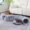 Show in main carousel: RYPetmia Donut Tunnel Bed Foldable Cat Plush Toy, Grey slide 2 of 10