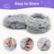 Show in main carousel: RYPetmia Donut Tunnel Bed Foldable Cat Plush Toy, Grey slide 5 of 10