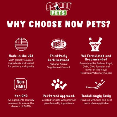 Show full view: NOW Pets Kidney Support Dog & Cat Supplement, 4.2-fl oz bottle slide 7 of 9