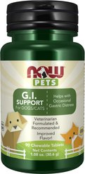 NOW Pets GI Support Dog & Cat Supplement, 90 count