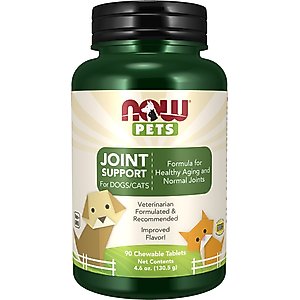 NOW Pets Joint Support Dog & Cat Supplement, 90 count