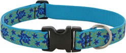 LupinePet Turtle Reef Dog Collar, Large: 16 to 28-in neck, 1-in wide