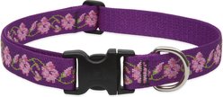 LupinePet Rose Garden Dog Collar, Medium: 12 to 20-in neck, 1-in wide