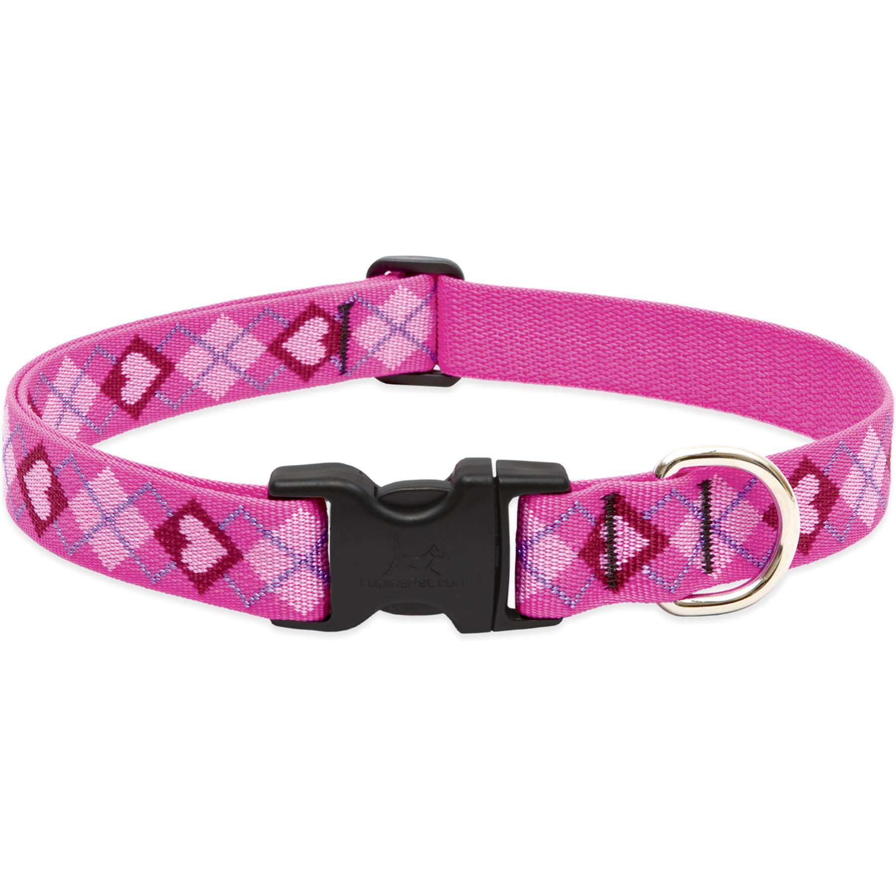 LupinePet Original Designs Puppy Love Dog Collar, Large: 12 to 20-in neck, 1-in wide