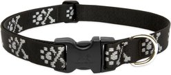 LupinePet Bling Bonz Dog Collar, Medium: 12 to 20-in neck, 1-in wide