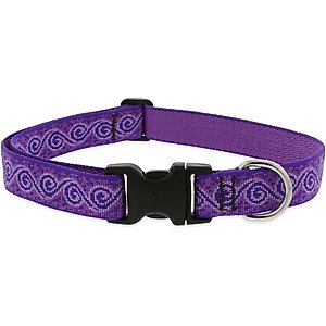 LupinePet Jelly Roll Dog Collar, X-Large: 25 to 31-in neck, 1-in wide