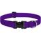 Show in main carousel: LupinePet Basic Solid Dog Collar, Purple, Medium: 12 to 20-in neck, 1-in wide slide 1 of 7