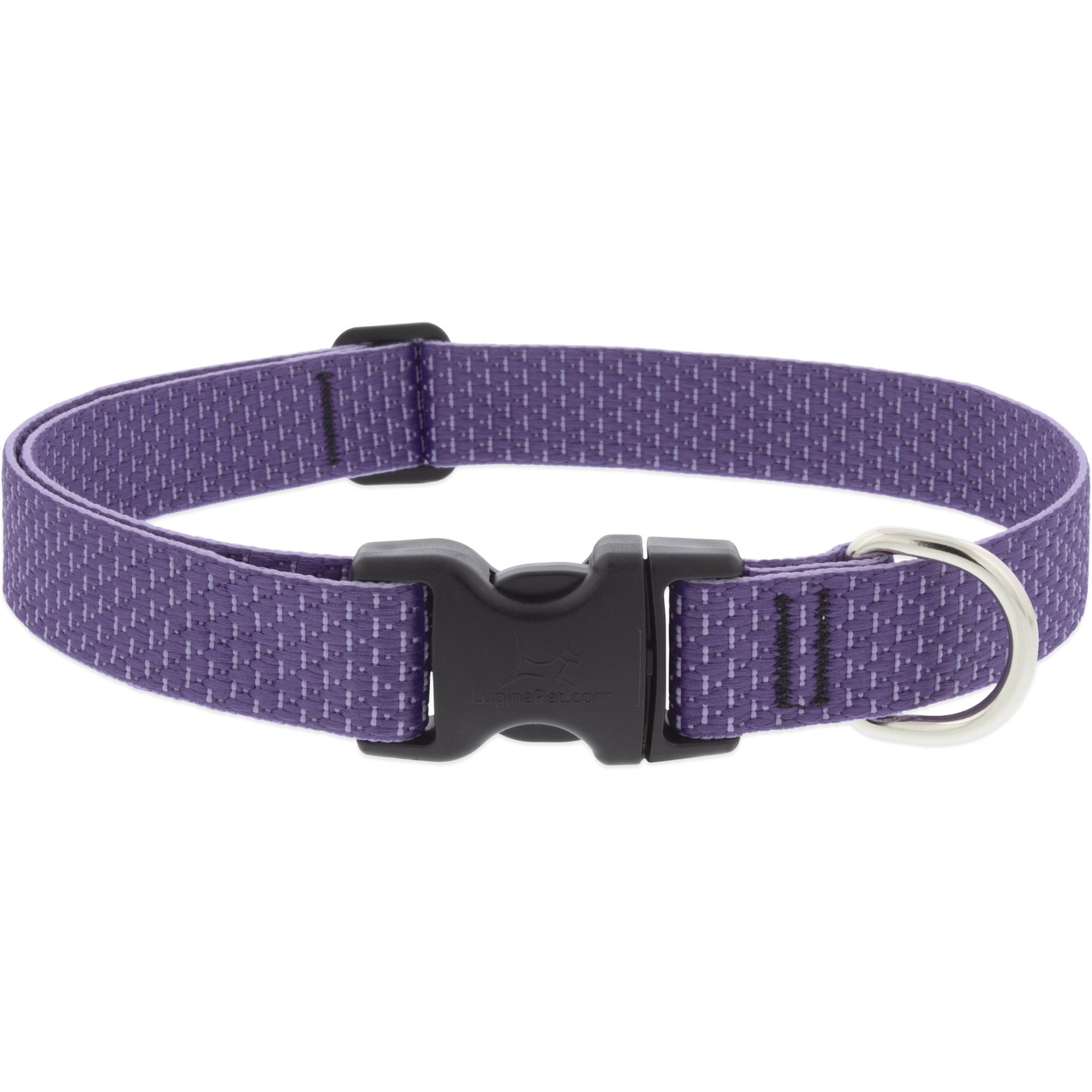 LupinePet Eco Dog Collar, Lilac, X-Large: 25 to 31-in neck, 1-in wide