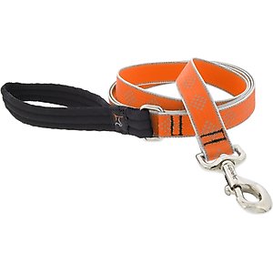 LupinePet Reflective Paws Padded Handle Dog Leash