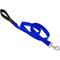 Show in main carousel: LupinePet Basic Solid Padded Handle Dog Leash, Blue, Regular: 6-ft long, 1-in wide slide 1 of 6