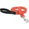 Show in main carousel: LupinePet Basic Solid Padded Handle Dog Leash, Blaze Orange, Regular: 6-ft long, 1-in wide slide 1 of 6
