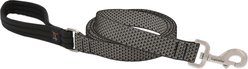 LupinePet ECO Recycled Dog Padded Handle Dog Leash, Granite, Regular: 6-ft long, 1-in wide