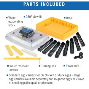 Brinsea Ovation Ex Fully Automatic Bird Egg Incubator, 56 count
