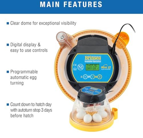 Brinsea Mini II Advance Automatic Egg Incubator