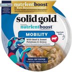 Solid Gold Mobility Support Beef & Vegetables Wet Dog Food, 3.5-oz cup, case of 6