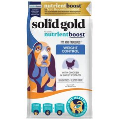 Solid Gold Weight Control Gut Health Real Chicken & Sweet Potato Grain-Free Dry Dog Food, 3.75-lb bag