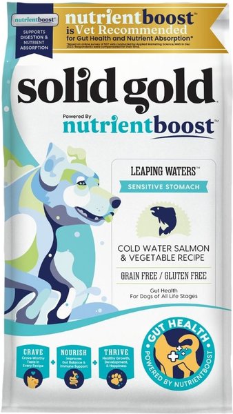 Solid Gold Leaping Waters Adult Cold Water Salmon and Vegetable Recipe Dry Dog Food